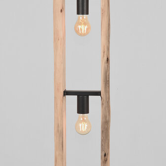 LABEL51 Vloerlampen Woody - Naturel - Hout - One Size