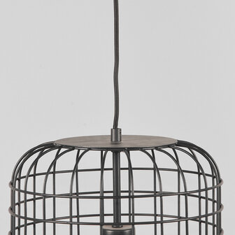 LABEL51 Hanglampen Solido - Zwart - Metaal - 1-Lichts