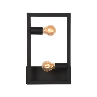 LABEL51 Wandlampen Quadrato - Zwart - Metaal - One Size