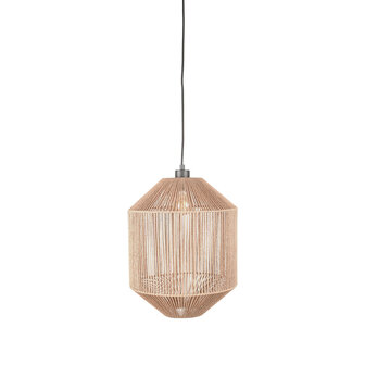 LABEL51 Hanglampen Ibiza - Naturel - Jute - 1-Lichts Cilinder