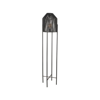 LABEL51 Vloerlampen Ibiza - Zwart - Jute - 1-Lichts