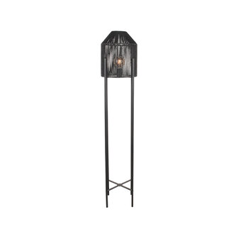 LABEL51 Vloerlampen Ibiza - Zwart - Jute - 1-Lichts