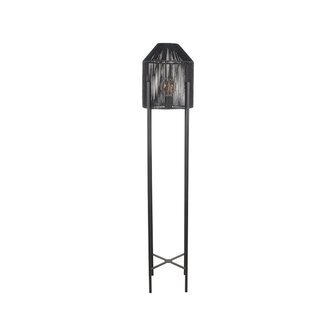LABEL51 Vloerlampen Ibiza - Zwart - Jute - 1-Lichts