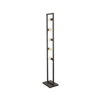 LABEL51 Vloerlampen Quadrato - Zwart - Metaal - One Size