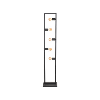 LABEL51 Vloerlampen Quadrato - Zwart - Metaal - One Size