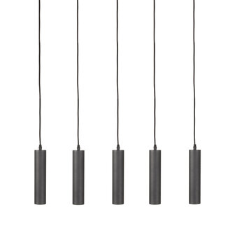 LABEL51 Hanglampen Ferroli - Zwart - Metaal - 5-lichts