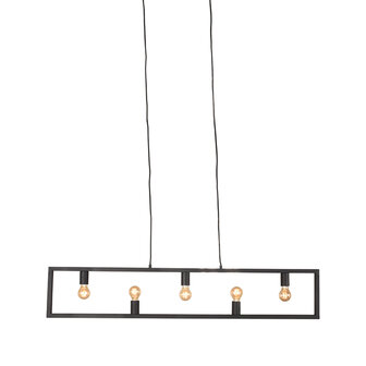 LABEL51 Hanglampen Quadrato - Zwart - Metaal - Hanglamp