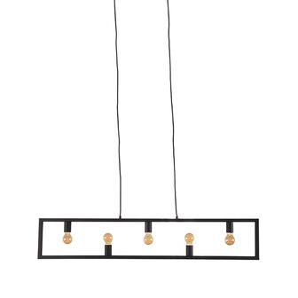LABEL51 Hanglampen Quadrato - Zwart - Metaal - Hanglamp