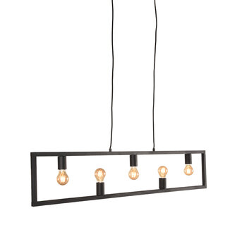 LABEL51 Hanglampen Quadrato - Zwart - Metaal - Hanglamp