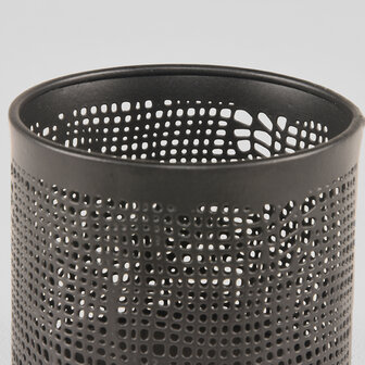 LABEL51 Woondecoratie Kaarsenhouders - Zwart - Metaal - L