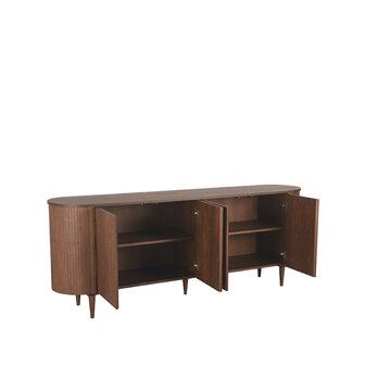 LABEL51 Dressoirs Oliva - Walnoot - Eiken - 220 cm