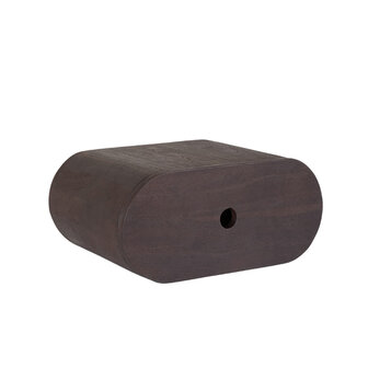 LABEL51 Wandplanken Rise - Espresso - Mangohout - 45 cm