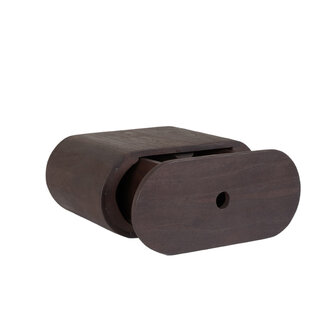 LABEL51 Wandplanken Rise - Espresso - Mangohout - 45 cm