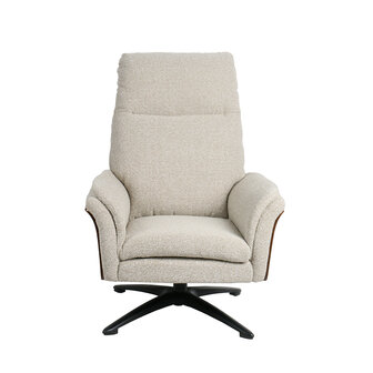 LABEL51 Fauteuils Zenza - Naturel - Boucle - Incl. Hocker