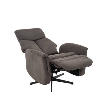 LABEL51 Fauteuils Aarhus - Antraciet - Kunstleder - 2-Motorig