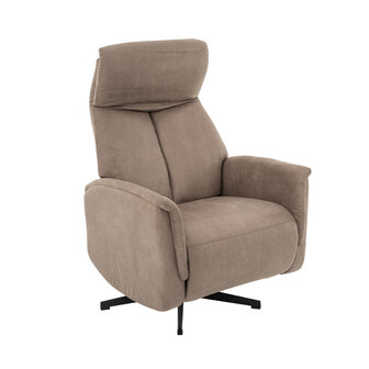 LABEL51 Fauteuils Aarhus - Taupe - Kunstleder - 2-Motorig