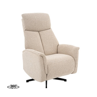 LABEL51 Fauteuils Aarhus - Naturel - Boucle - 2-Motorig