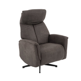 LABEL51 Fauteuils Helsinki - Taupe - Kunstleder - Manueel Verstelbaar