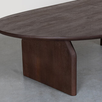 LABEL51 Salontafels Cooper - Espresso - Mangohout - 135 cm