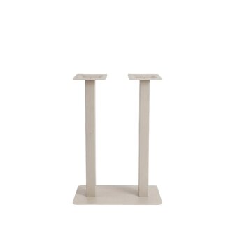 LABEL51 Bartafels Tafelpoot Dubbel - Taupe - - Dubbel - 108 cm