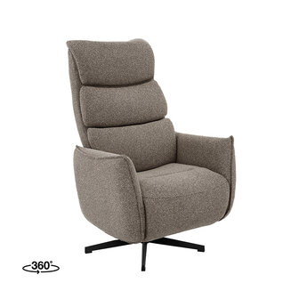 LABEL51 Fauteuils Goteborg - Mushroom - Boucle - 2-Motorig