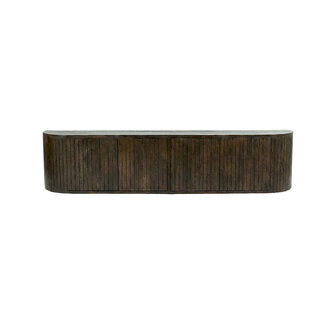 LABEL51 Tv-Meubels Miya - Espresso - Mangohout - 190 cm