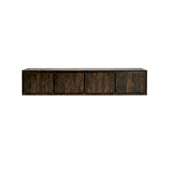 LABEL51 Tv-Meubels Nori - Espresso - Mangohout - 190 cm