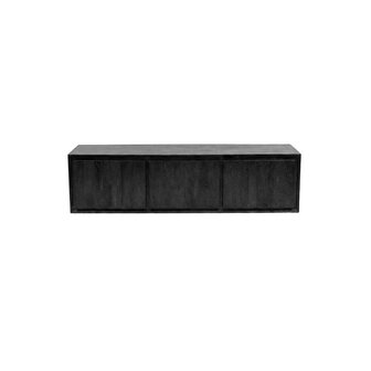 LABEL51 Tv-Meubels Nori - Zwart - Mangohout - 160 cm