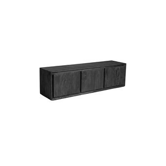 LABEL51 Tv-Meubels Nori - Zwart - Mangohout - 140 cm