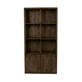 LABEL51 Boekenkasten Nori - Espresso - Mangohout - 100 cm