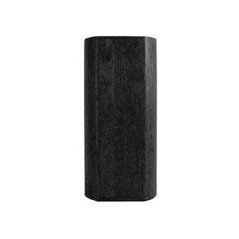 LABEL51 Bergkasten Saya - Zwart - Mangohout - 140 cm - Links