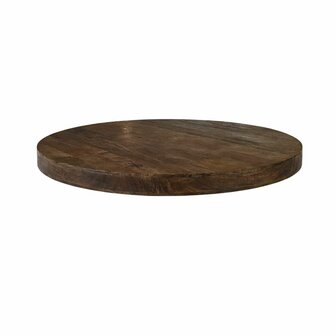 LABEL51 Eetkamertafels Tafelblad Rond - Espresso - - 140 cm - Rond