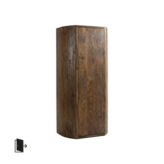 LABEL51 Bergkasten Saya - Espresso - Mangohout - 140 cm - Rechts