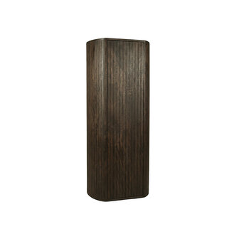 LABEL51 Bergkasten Miya - Espresso - Mangohout - 140 cm - Rechts