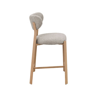 LABEL51 Barkrukken Mika - Beige - - Laag