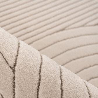 LABEL51 Vloerkleden Lavita - Taupe - Synthetisch - 160x230 cm