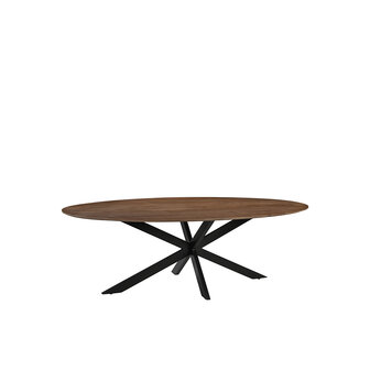 LABEL51 Eetkamertafels James - Nature Smooth - Mangohout - 190 cm - Ovaal