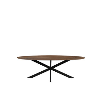 LABEL51 Eetkamertafels James - Nature Smooth - Mangohout - 190 cm - Ovaal