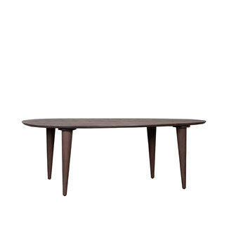 LABEL51 Eetkamertafels Fly - Espresso - Mangohout - 200 cm - Organisch