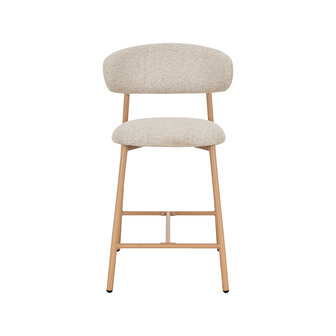 LABEL51 Barkrukken Kaito - Beige - Geweven - Laag