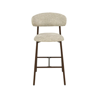 LABEL51 Barkrukken Kaito - Beige - Geweven - Laag