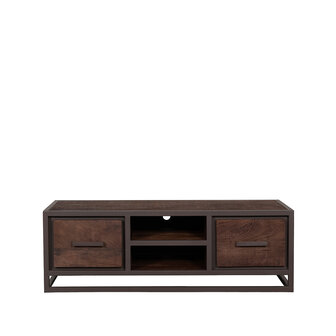 LABEL51 Tv-Meubels Peru - Brown Espresso - Mangohout - 120 cm