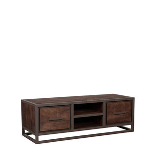 LABEL51 Tv-Meubels Peru - Brown Espresso - Mangohout - 120 cm