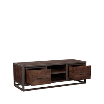 LABEL51 Tv-Meubels Peru - Brown Espresso - Mangohout - 120 cm