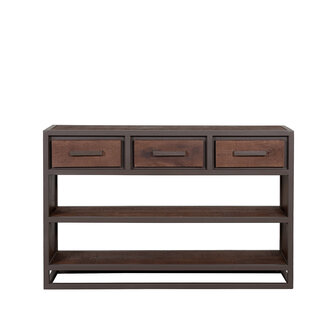 LABEL51 Sidetables Peru - Brown Espresso - Mangohout - 115 cm