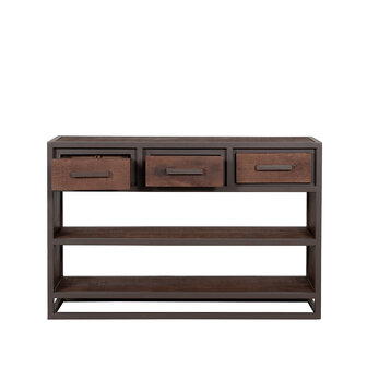 LABEL51 Sidetables Peru - Brown Espresso - Mangohout - 115 cm
