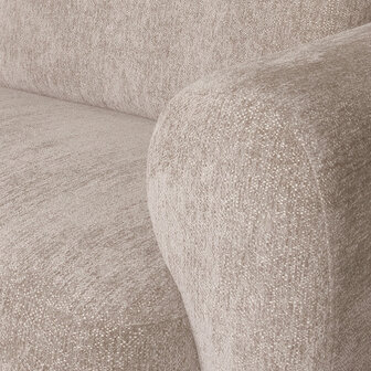 LABEL51 Hoekbanken Morato - Naturel - Velours - Hoekbank Links