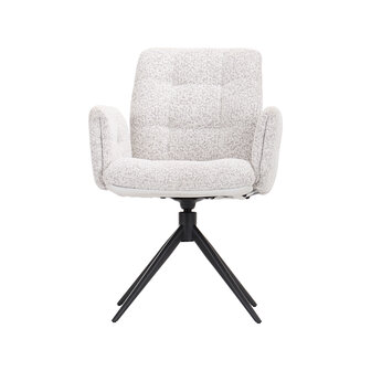 LABEL51 Eetkamerstoelen Unreal - Champagne - Geweven