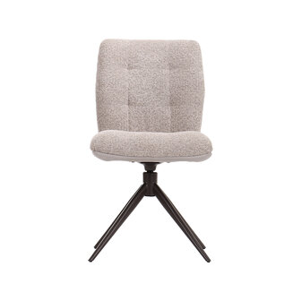 LABEL51 Eetkamerstoelen No Way - Beige - Geweven