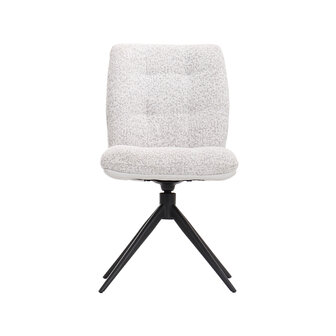 LABEL51 Eetkamerstoelen No Way - Champagne - Geweven